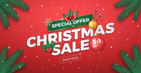 Cny Poster, Christmas Sale Banner, Christmas Sale Poster, Offer Banner, Christmas Promo, Black Friday Design, Banner Christmas, 3d Ideas, Christmas Promotion