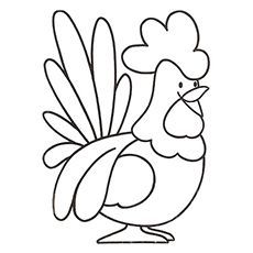 The Cute Rooster Rooster Coloring Pages Free Printable, Rooster Template Free Printable, Rooster Coloring Pages, Coloring Rocks, Farm Coloring Pages, Chicken Quilt, Farm Preschool, Farm Animal Coloring Pages, Chicken Crafts