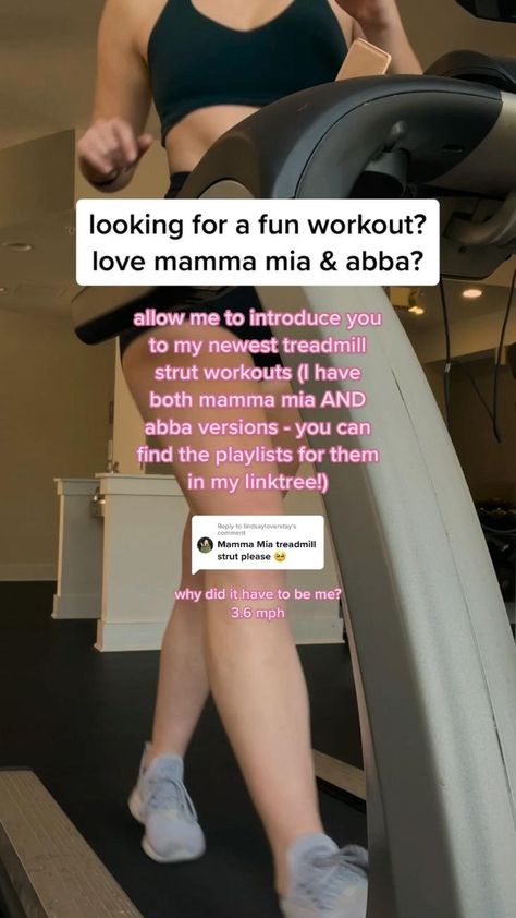 Allie Bennett Treadmill, Taylor Swift Treadmill Strut, Fun Treadmill Workout, Treadmill Results Before And After, Treadmill Workout Music Playlists, Vaccum Exercise Benefits, Treadmill Song Workout, Strut Workout, How To Start Working Out