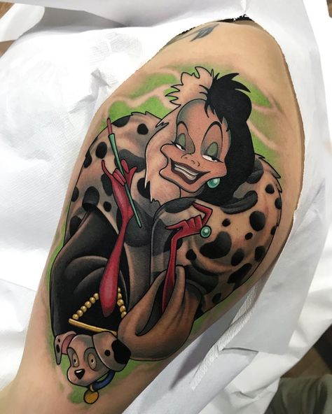 Done yesterday ‭ at @familyaddictiontattoo  Powered by @cheyenne_tattooequipment @dankubin  Sponsored by @delight_needle_cartridges… Goth Disney Tattoo, Disney Maleficent Tattoo, Disney Villain Tattoo, Villains Tattoo, Villain Tattoo, Maleficent Tattoo, Goth Disney, Tattoo Leg, Disney Maleficent