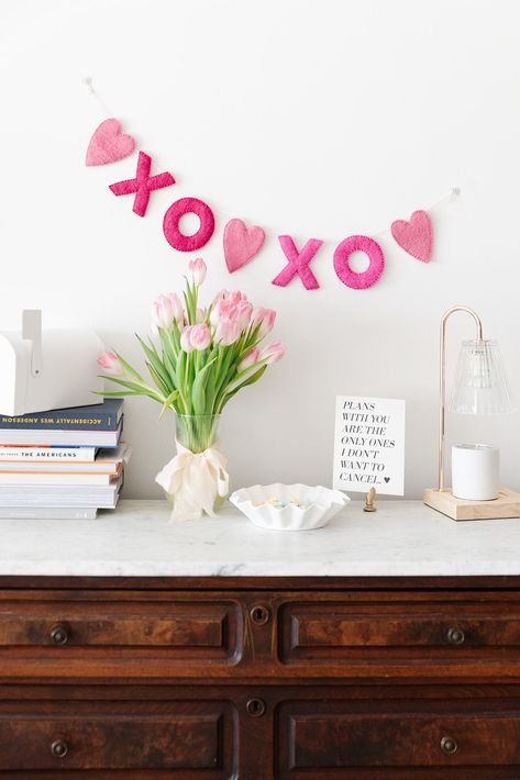 Diy felt garland