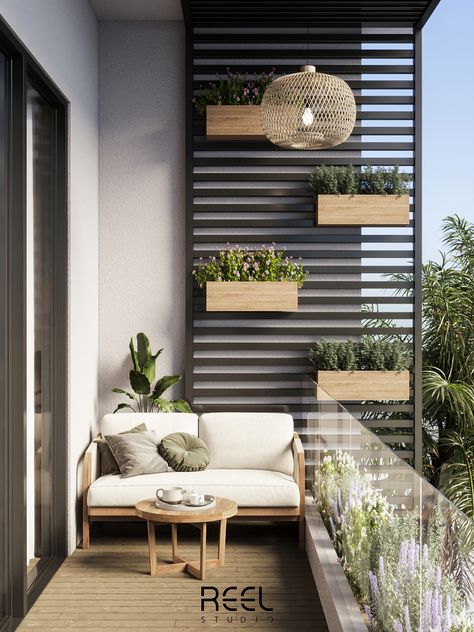 Modern Men Majlis on Behance Small Garden Ideas Modern, Modern Balcony Design, Cozy Balcony, Modern Garden Furniture, Summer Porch Decor, Garden Furniture Design, Balkon Decor, Balcony Design Ideas, Modern Balcony