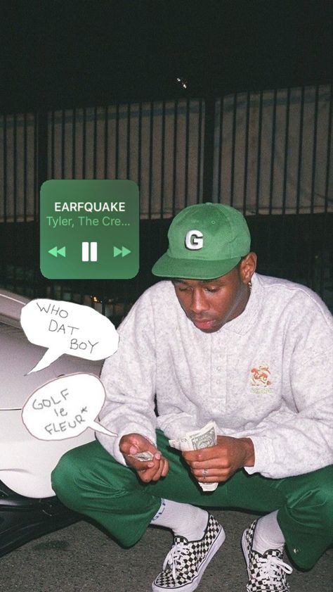 Profile Picture Tyler The Creator, Tyler The Creator Wallpaper Green, Tylerthecreator Wallpaper, Ttc Wallpaper, Tyler The Creator Wallpaper Laptop, Tyler The Creator Green, Tyler The Creator Wallpaper Iphone, Tyler The Creator Lyrics, Blurry Pics