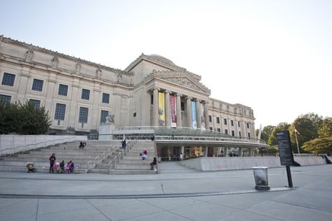 Brooklyn Museum. This 560,000-square-foot venue made history as the first American museum to exhibit African objects as artwork. In addition to the more than 4,000 items in the Egyptian holdings,  museumgoers can scope pieces by masters such as Cézanne, Monet and Degas, plus an entire center devoted to feminist art. Beyond its physical acquisitions, the spot draws crowds with its BrooklyNites Jazz music series and  free Target First Saturdays. Brooklyn Museum Of Art, Nyc Guide, Museums In Nyc, New York Attractions, Brooklyn Museum, New York Museums, Prospect Park, Guggenheim Museum, Upper West Side