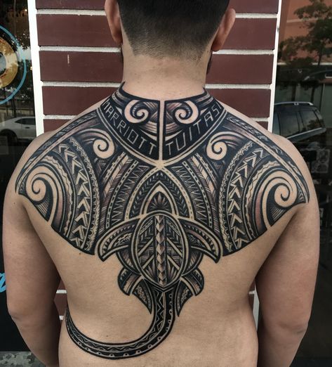 Stingray Tattoo, Atlas Tattoo, Luck Tattoo, Prison Tattoos, Polynesian Tattoo Designs, Back Tattoos For Guys, R Tattoo, Modern Tattoos, Maori Tattoo