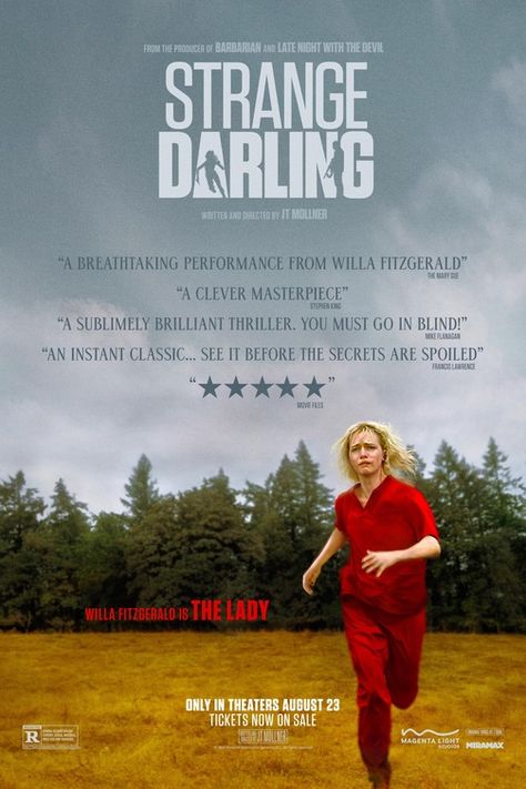 Strange Darling, 2024 Movies, Willa Fitzgerald, Darling Movie, Netflix Dramas, One Night Stand, Movie Time, Mary Sue, Action Film