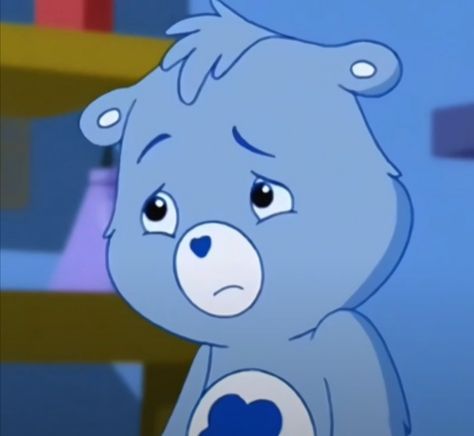 Grumpy sad Grumpy Bear Pfp, Grumpy Bear Aesthetic, Care Bear Grumpy, Care Bears Aesthetic, Bears Aesthetic, Grumpy Care Bear, Bear Icon, Bear Aesthetic, Grumpy Bear