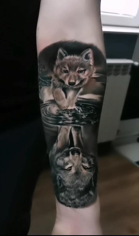 Wolf tattoo by ink_011 011 Tattoo, Rock Tattoo, Wolf Face, Wolf Tattoos, Wolf Tattoo, White Wolf, Black Wolf, Wolf Pack, Sleeve Tattoos