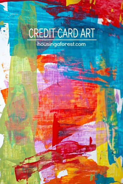 Tutorials Art, Credit Card Art, Bel Art, Ecole Art, Kunst Inspiration, Camping Art, Process Art, Art Painting Acrylic, Preschool Art