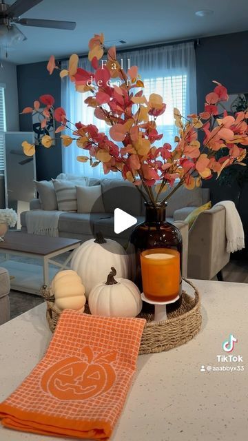 Abby Rodriguez on Instagram: "Fall decor ✨🍂 #falldecor #atumn🍁 #falldecor2024 #homefalldecor🍂🍁🧡💛 #falldecor" Fall Decor, On Instagram, Instagram