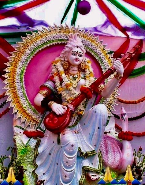 Saraswathy Saraswati Photo Hd, सरस्वती माता फोटो Hd, Saraswati Ji Ka Photo, Maa Saraswati Hd Image, Happy Navratri Images Background, Saraswati Mata Murti, Saraswati Puja Pandal, Lord Saraswati, Brahma Vishnu Shiva