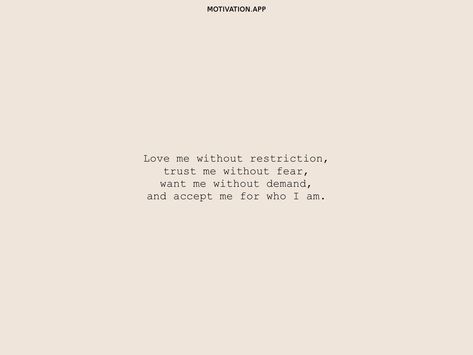 Love Without Fear Quotes, Fear Quotes, Motivation App, Love Me, Trust Me, Quotes