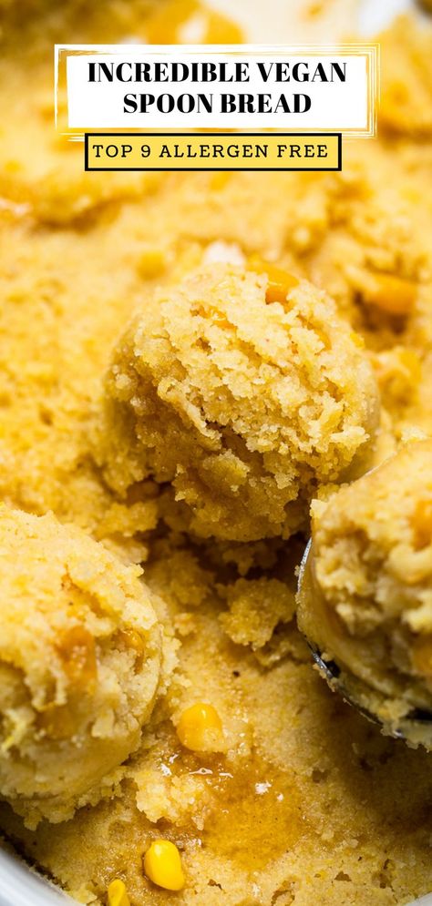 Cornbread Alternative, Wet Cornbread, Mexican Corn Cake, Spoon Cornbread, Dairy Free Cornbread Recipe, Mexican Corn Cakes, Side For Dinner, Corn Spoon Bread, Cornmeal Bread