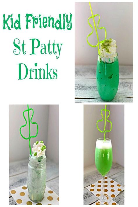 St Patty Drinks, St Patricks Day Drinks, Irish Drinks, Mint Drink, Kid Friendly Drinks, St Patricks Day Food, Kid Drinks, Green Drinks, Saint Patties