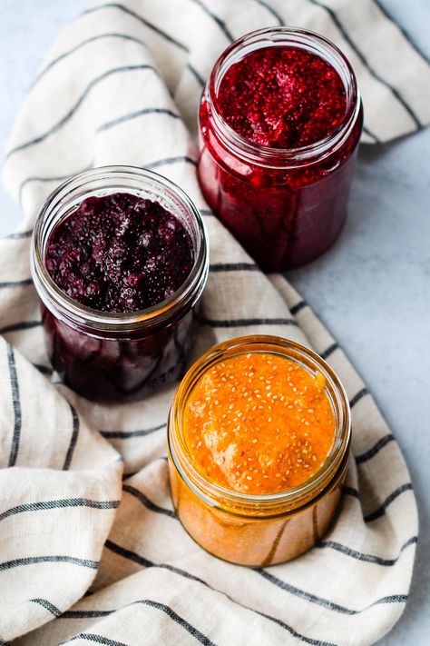 Walder Wellness, Chia Seed Jam, Chia Jam, Plant Based Breakfast, Low Carb Pizza, Chia Seed Pudding, Food Pantry, Jam Recipes, Healthy Eating Tips