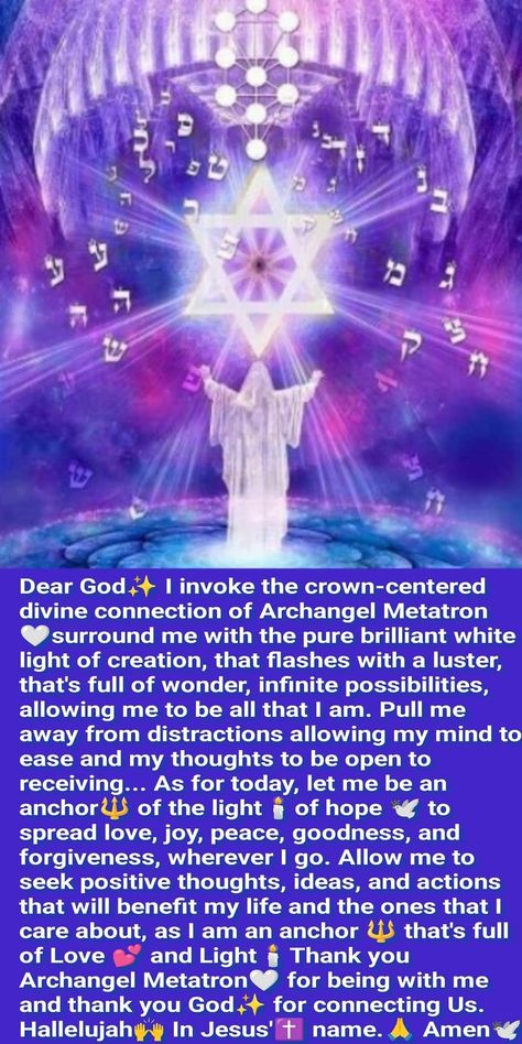 Archangel Metatron Prayer, Archangel Raphael Prayer, Archangel Azrael, Divine Knowledge, Angel Communication, Angel Meditation, Angel Healing, Angel Therapy, Guardian Angels Prayer