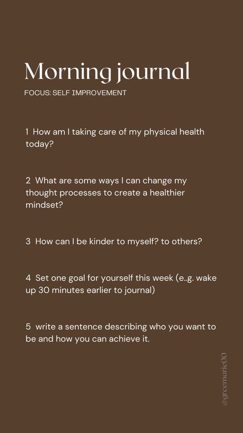 journal prompts, morning routine, self improvement Journaling Self Improvement, Morning Writing Prompts, Self Development Journal Prompts, Saturday Journal Prompts, Journaling Examples, Morning Prompts, Morning Journal Ideas, How To Journal For Beginners, Journaling Prompts