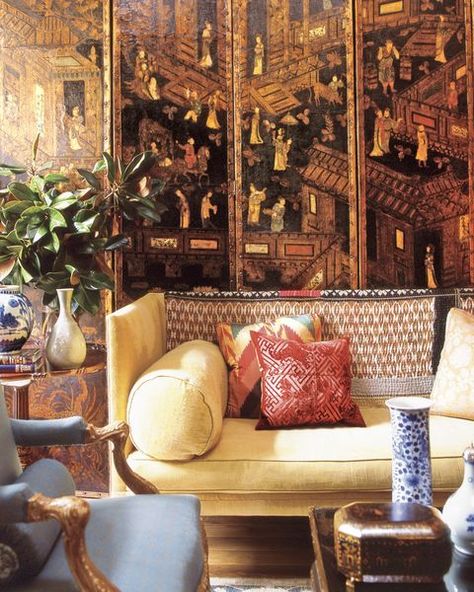 Coromandel Screen, Rose Tarlow Melrose House, Folding Screens, Rose Tarlow, Traditional Chic, Christian Liaigre, Bernhardt Furniture, Chinoiserie Chic, Folding Screen