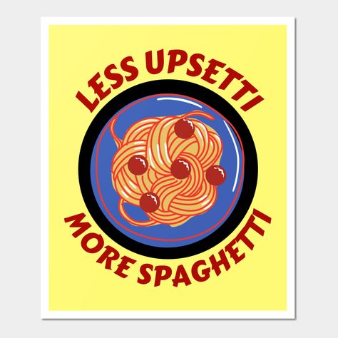 Pasta Painting Art, Pasta Puns, Ceramics Bowls, Ceramics Bowls Designs, Best Spaghetti, Spaghetti Pasta, Bowl Designs, Custom Magnets, Custom Pins