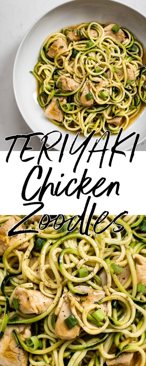 Spiral Recipes, Chicken Zoodles, Slow Carb, Zoodle Recipes, Spiralizer Recipes, Healthier Choices, Delicious Magazine, Paleo Lunch, Biggest Loser