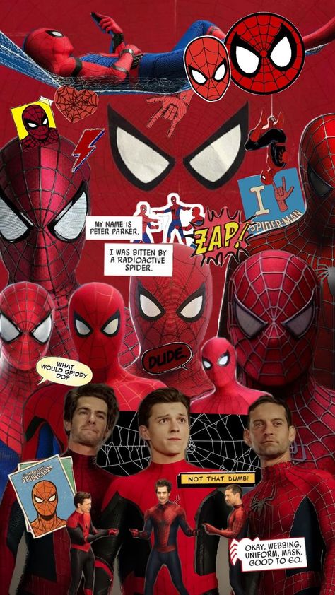 spider man is here Spider Man Collage, Man Collage, Amazing Spiderman, Peter Parker, Dumb And Dumber, Spiderman, Collage