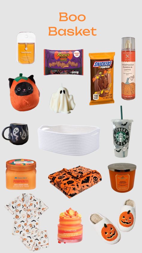 Halloween is coming up so make your bestie a boo basket! 👻🎃 #boobasket #boobasketinspo #halloween #ghosts #spookyseason Boo Baskets For Your Besties, Boo Baskets, Halloween Is Coming, Boo Basket, Pumpkin Latte, Spooky Pumpkin, Halloween Ghosts, Sugar Scrub, Baskets