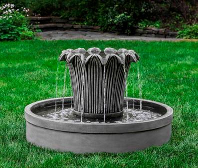 Palomar Fountain – White House Gardens | Cornelius, NC Garden Fountains Outdoor, White House Garden, Water Fountain Design, Concrete Fountains, Campania International, Outdoor Fountains, Diy Water Fountain, Outdoor Water Features, Garden Water Fountains