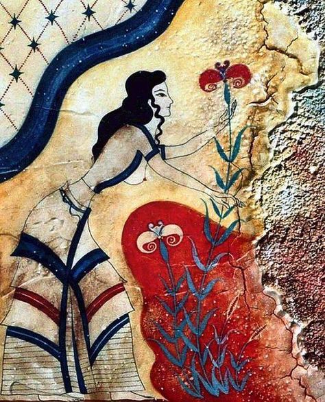 Ioannis Tz on Twitter: "Minoan fresco from Knossos palace,16th c.BC.Crete,Greece.… " Knossos Palace, Bronze Age Civilization, Minoan Art, Ancient Greek Art, Greek History, Greek Art, Art Antique, Mesopotamia, Ancient Artifacts