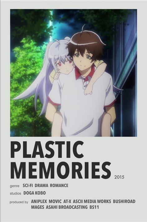 Plastic Memories minimal anime poster Plastic Memories Wallpapers, Memories Anime, Plastic Memories, Anime Suggestions, Film Posters Minimalist, Poster Anime, Animes To Watch, Anime Printables, Anime Watch