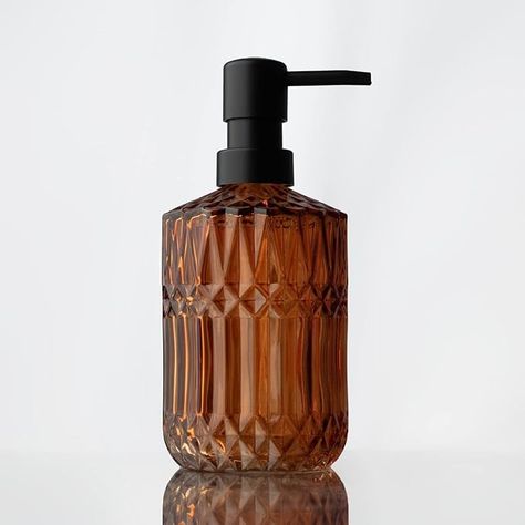 Amazon.com: TISUZXCV Diamond Design 12 Oz Green Glass Soap Dispenser,Refillable Lotion Soap Dispenser for Bathroom, Kitchen, Hand Soap, Dish Soap,Shampoo, Ideal for Bathroom Countertop. (Clear Gold) : Home & Kitchen Liquid Smooth, Glass Soap Dispenser, Bathroom Countertop, Soap Dispensers, Kitchen Soap, Kitchen Soap Dispenser, Bathroom Soap Dispenser, Coffee Color, Glass Pattern