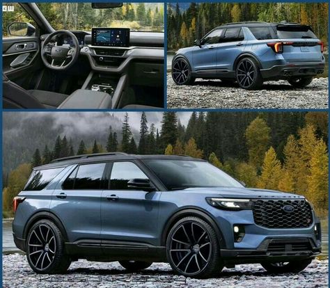 2025 Ford Explorer, Ford Explorer Custom, 2023 Ford Explorer, Ford Explorer St, New Ford Explorer, Explorer Ford, Luxury Cars Range Rover, Vision Board Pics, Ford Explorer Limited