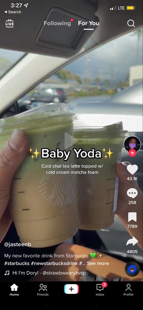 Chai Matcha, Matcha Starbucks, Aesthetic Starbucks, Starbucks Matcha, Iced Chai Latte, Iced Starbucks Drinks, Healthy Starbucks Drinks, Starbucks Secret Menu Drinks, Iced Chai