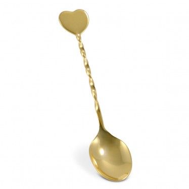 Heart Demi Spoon Tea Chest, Gold Spoon, Cream Scones, Dessert Tea, Tea Store, Tea Spoons, Baby Spoon, Tea Spoon, Set Decor