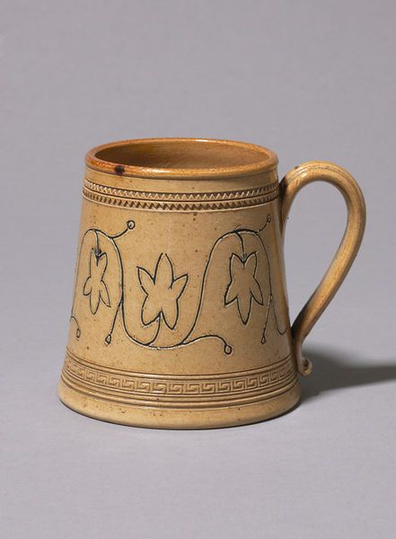 Tankard | Doulton Ceramic Factory | V&A Search the Collections Bethnal Green, National Art, Victoria And Albert, Dundee, Victoria And Albert Museum, Polymer Clay Beads, Art Pottery, Beer Steins, Art Class