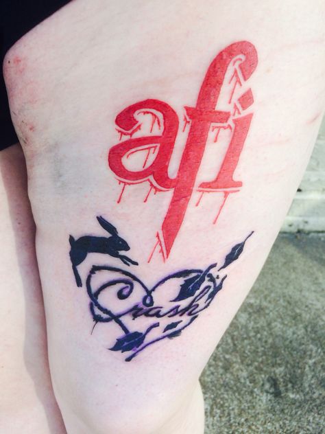 AFI tattoo sing the sorrow crash love decemberunderground Afi Tattoo, Blaqk Audio, Gods And Generals, Movie Tattoos, Mod Jewelry, Tumblr Image, Tat Ideas, Tattoo Inspo, Body Mods