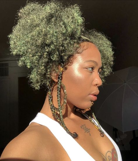 Dyed Curly Hair, Cute Hair Colors, Catty Noir, Dyed Hair Inspiration, Dyed Natural Hair, Hair Laid, Dye My Hair, Hair Inspo Color, Afro Hairstyles