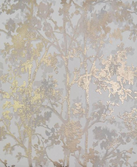 NW3583 Modern Metals Shimmering Foliage Wallpaper - White/Gold – USWallpaper.com White And Gold Wallpaper, What Could Have Been, York Wallpaper, York Wallcoverings, Metallic Wallpaper, Gold Wallpaper, Bathroom Wallpaper, Room Wallpaper, Textured Wallpaper