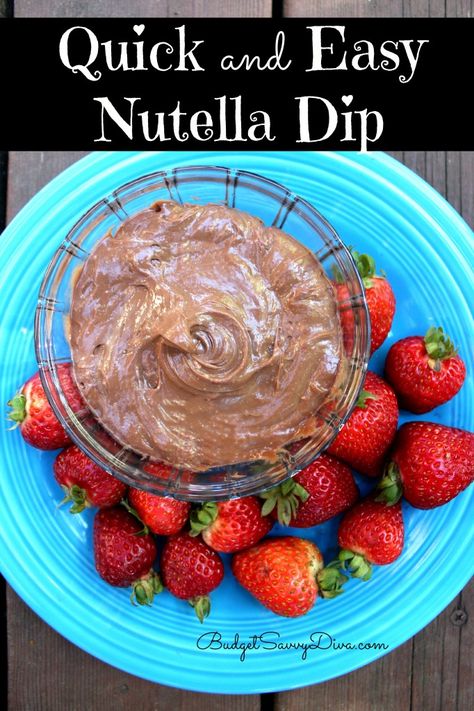 This dip is OUT of This World!!!! Done in just a few minutes. This recipe is drool worthy. Nutella Dip Recipes, Nutella Dip, Fruit Dips Recipes, Resep Salad, Cream Cheese Dips, Nutella Recipes, Fruit Dip, Healthy Snacks Easy, Köstliche Desserts