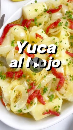 10K views · 279 reactions | Receta Yuca al Mojo o yuca en escabeche #puertorricanfood #recetasfaciles #recetasnavideñas #acompañamiento #yuca #yucaalmojo #escabeche | Ensalpicadas Authentic Mexican Chicken Recipes, Yuca Al Mojo, Yuca Recipes, Spanish Foods, Puerto Rican Dishes, Mexican Chicken Recipes, Boricua Recipes, Best Chili Recipe, Rican Food