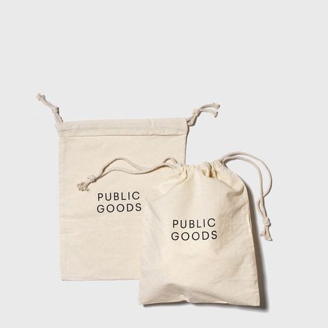 Reusable Cotton Produce Bag – Public Goods Custom Drawstring Bags, Clothing Packaging, Reusable Packaging, Cotton Bags, Food Bag, Muslin Bags, Produce Bags, Cotton Drawstring Bags, Eco Bag