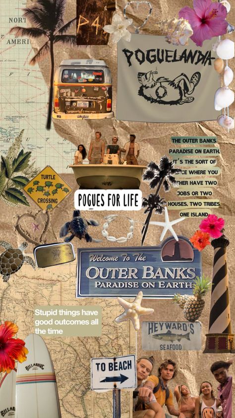 #p4l #outerbanks #pouges Outerbanks Backgrounds, Outer Banks Wallpaper, Surviving Summer, Second Job, Summer Backgrounds, Paradise On Earth, West Indies, Netflix Series, Outer Banks