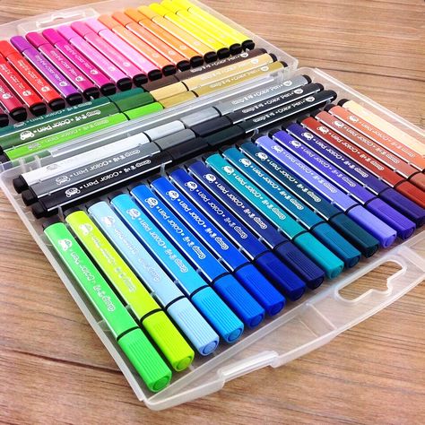 Stylo Art, Graffiti Pens, Children Drawing, Art Markers, Color Pen, Cool School Supplies, Kids Watercolor, Drawing Watercolor, Drawing Pen