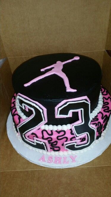 Jordan cake girls Jordan Year Birthday Cake, Nike Cake, Jordan Cake, Sweet 16 Birthday Cake, October Baby, Jordans Girls, 16 Birthday Cake, Birthday Cakes For Women, Pink Nikes