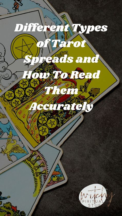 Different Types Of Tarot Spreads, Tarot Readings Spreads, Different Tarot Spreads, Types Of Tarot Readings, How To Read Tarot, Types Of Tarot Spreads, Tarot Card Spreads Layout, How To Read Tarot Cards, Tarot Spreads Major Arcana