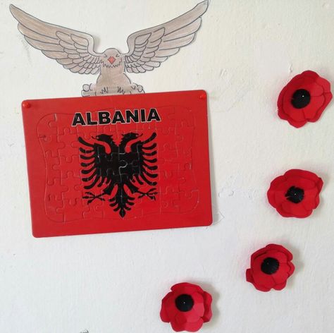 Ideaa how to celebrate independence day 28 November Albania, Albanian Independence Day, Albanian Flag, Albania Flag, 28 November, School Project, Albania, School Projects, Event Decor