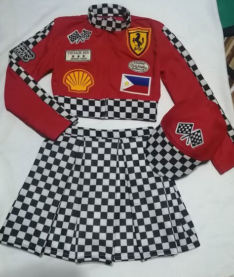 Race Girl Costume, Racer Girl Costume, F1 Costume, Race Costume, Racer Costume, Car Costume, Track Outfits, Female Costume, Halloween Parejas