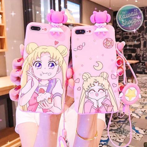 Sailor Moon Phone Case, Sailor Moons, Moon Phone Case, Kawaii Phone, Kawaii Phone Case, Silicone Iphone Cases, Pink Phone, Pink Cases, Apple Cases