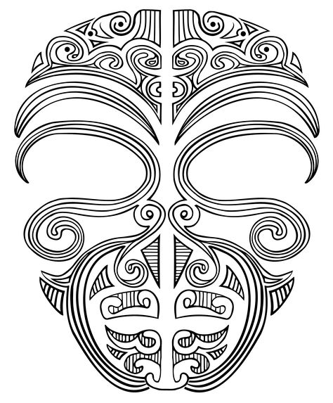 Pattern on Pinterest | Maori, Maori Tattoos and New Zealand Maori Tattoo Frau, Maori Face Tattoo, Ta Moko Tattoo, Stammestattoo Designs, Tato Maori, Tiki Faces, Ta Moko, Maori Tattoos, Warrior Drawing