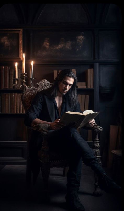 Book Tok Men, Dark Fantasy Inspiration, Vampire Character Inspiration, Dark Fae Male, People Fantasy Art, Dark Men Aesthetic, Fantasy World Inspiration, Vampire Fantasy Art, Dark Fantasy Male