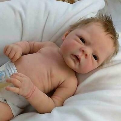 (eBay) 46cm handgemachte Weiches Silikon realistische Reborn Baby Puppen Neugeborenen Puppe Junge Geschenk Handmade Kids Gifts, Boy Baby Doll, Reborn Baby Boy Dolls, Doll Realistic, Reborn Baby Boy, Baby Doll Toys, Silicone Reborn Babies, Silicone Baby Dolls, Realistic Baby Dolls